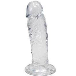 ALIVE - MAJESTIC PENE REALÍSTICO TRANSPARENTE 14.7 CM