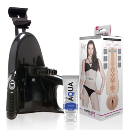 FLESHLIGHT - VAGINA STOYA DESTROYA + UNIWERSALNA PREMIERA + SMAR JAKOSCI AQUA 50 ML