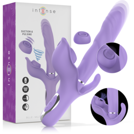 INTENSE - VIBRADOR DE SUCÇÃO MULTIFUNCIONAL BILLIE RECARREGÁVEL COM BOTÃO ROXO