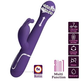PRETTY LOVE - DEJON VIBRADOR RABBIT 3 EN 1 MULTIFUNCIÓN MORADO