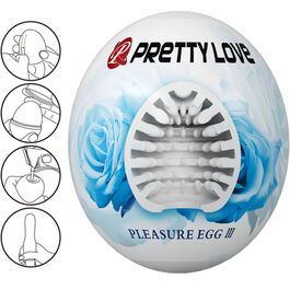 PRETTY LOVE - MASTURBATEUR POUR HOMME BLANC D''OEUF