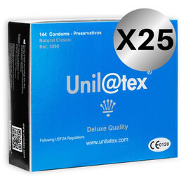 UNILATEX - CONSERVATEURS NATURELS PACK 25 X 144 UNITÉS