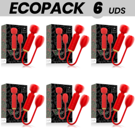 ECOPACK 6 UDS - MIA TOSCANA DOUBLE PLEASURE WAND + HUEVO VIBRADOR