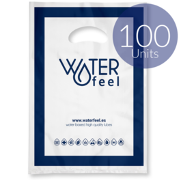 WATERFEEL - 100 BOLSAS PLASTICO PEQUEÑAS 25 X 35 CM