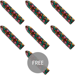 CUSTOM BULLETS - RECHARGEABLE SKULL MAGNETIC BULLET 10 INTENSITIES 6 + 1 FREE