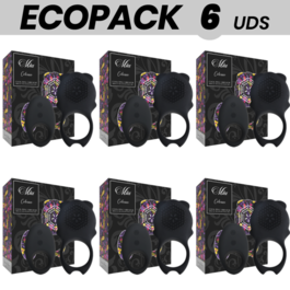 ECOPACK 6 UNITÉS - MIA ANNEAU DE TÉLÉCOMMANDE COLOSSEO NOIR