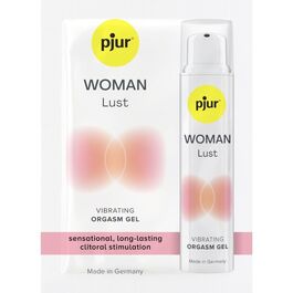 PJUR - GEL VIBRATÓRIO WOMAN LUST DOSE ÚNICA PARA ORGASMO 1,5 ML
