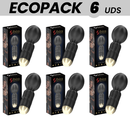 ECOPACKS 6 UDS - IBIZA VIBRADOR MASAJEADOR WAND DE BOLSILLO
