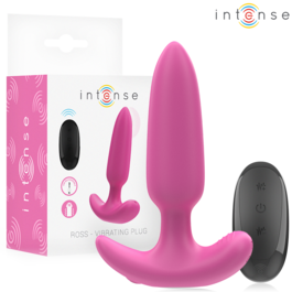 INTENSE - ROSS PLUG ANAL 10 VIBRACIONES ROSA CONTROL REMOTO