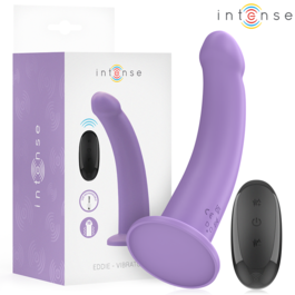INTENSE - EDDIE VIBRATOR 17.5 CM 10 VIBRATIONS PURPLE REMOTE CONTROL