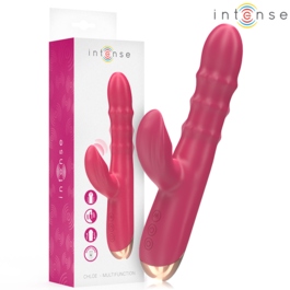 INTENSE - CHLOE VIBRADOR MULTIFUNCIONAL 3 EM 1 VERMELHO