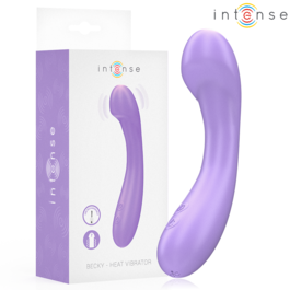 INTENSE - VIBRADOR BECKY 19 CM AQUECÍVEL 7 VIBRAÇÕES ROXO
