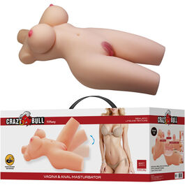 CRAZY BULL - TORSE FÉMININ RÉALISTE TIFFANY VAGIN ET ANAL 5,5 KG