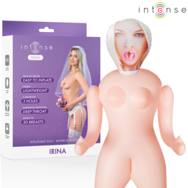 INTENSE DOLLS - IRINA MUÑECA HINCHABLE CON TRES ORIFICIOS INTENSE DOLLS - IRINA MUÑECA HINCHABLE CON TRES ORIFICIOS