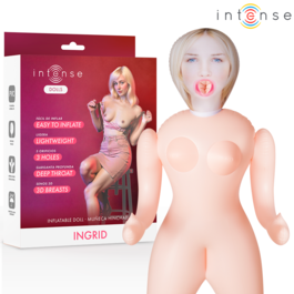 INTENSE DOLLS - INGRID MUÑECA HINCHABLE CON TRES ORIFICIOS INTENSE DOLLS - INGRID MUÑECA HINCHABLE CON TRES ORIFICIOS