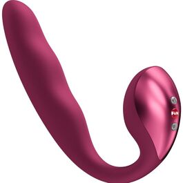 FUN FACTORY - ALLEGRO Einsetzbarer Doppel-Luftpulsvibrator Weinrot