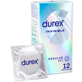 DUREX - PRESERVATIVOS INVISIBLE ULTRA FINO 12 UNIDADES