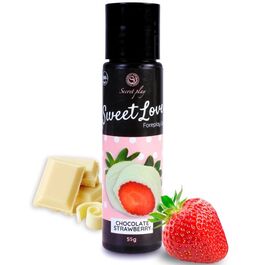 SECRETPLAY - ZEL SWEET LOVE TRUSKAWKA I BIALA CZEKOLADA 60 ML