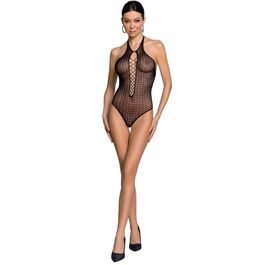 PASSION WOMAN BS088 BODYSTOCKING BLANCO TALLA UNICA