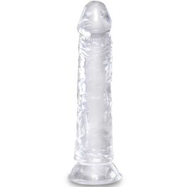KING COCK - JASNY DILDO REALISTYCZNE 19,7 CM PRZEZROCZYSTY