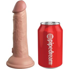 KING COCK - ELITE REALISTYCZNY SILIKONOWY DILDO 15,2 CM