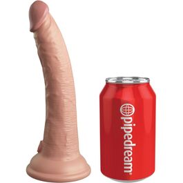 KING COCK - ELITE REALISTYCZNY SILIKONOWY DILDO 17,8 CM
