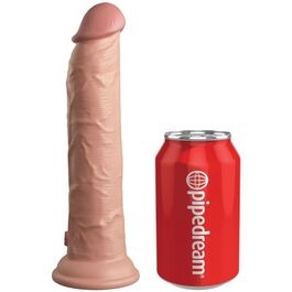 KING COCK - ELITE REALISTYCZNY WIBRATOR DILDO I SILIKONOWY PILOT 23 CM